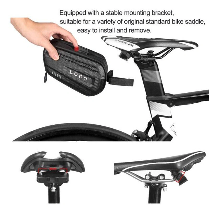 OEM & ODM MTB Bike Tool Storage Case Atb Bicycle Saddle Case Waterproof Bike Under Seat Pack Rear Bag Bike Saddle Bag