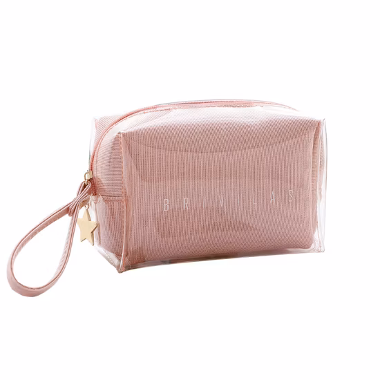 Wasserdichte Damen-Make-up-Handtasche, niedliche Damen-Kosmetik-Geschenktasche, holografisch, durchsichtiges PVC oder TPU, luxuriös, modisch, für Reisen, bunt, transparent, Replika-Kosmetiktasche