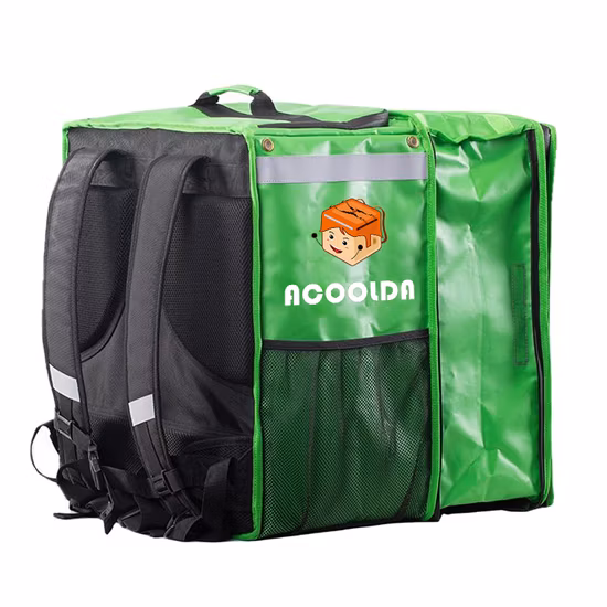 ODM Custom Cooler Bag, faltbare, wasserdichte Thermotaschen für die Lebensmittellieferung, Fahrrad-Lebensmittellieferungstasche